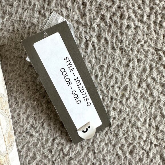 Corey Lynn Calter Mini Dress Metallic Gold Silk Top and Lining Sheath - Picture 7 of 16